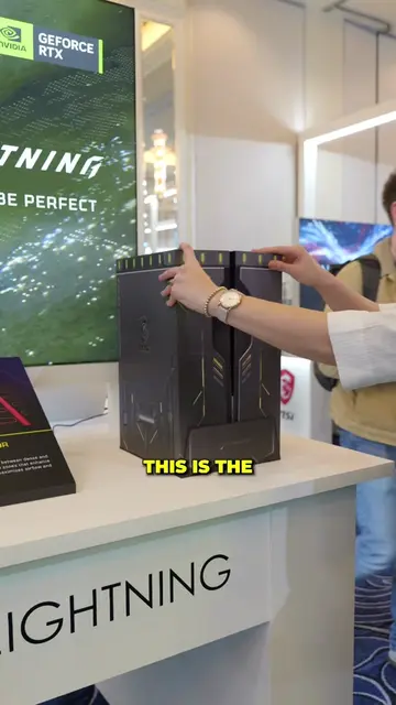 This GPU can draw up to 1000 watts 🤯 that's insane  #techtok #ces2026 #msi #pcb