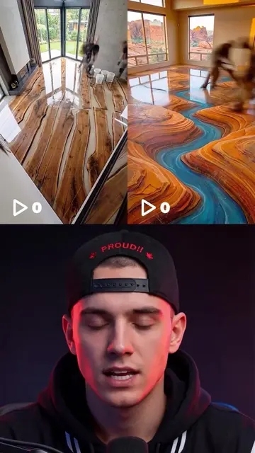 How To Make Luxury Interior Timelapse Video With AI #floortransformation #timela