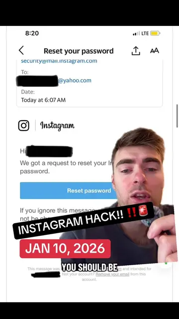 New Scam! 🚨‼️ Instagram email password reset email. Everyone is getting them. B