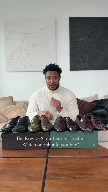 The Row vs Saint Laurent Eel Loafers #luxuryfashion #mensfashion #menstyle #ther