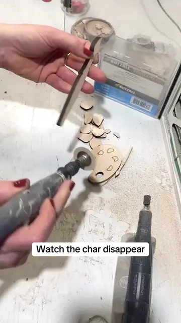 There’s something satisfying about sanding the char off hardwoods cut on the las