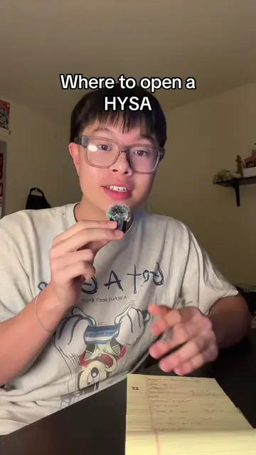 High yield savings accounts have no risk but high reward! #finance #hysa #highyi