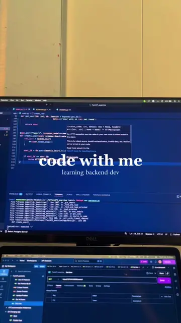 follow along on my journey learning backend development as a beginner👨‍💻 #codi