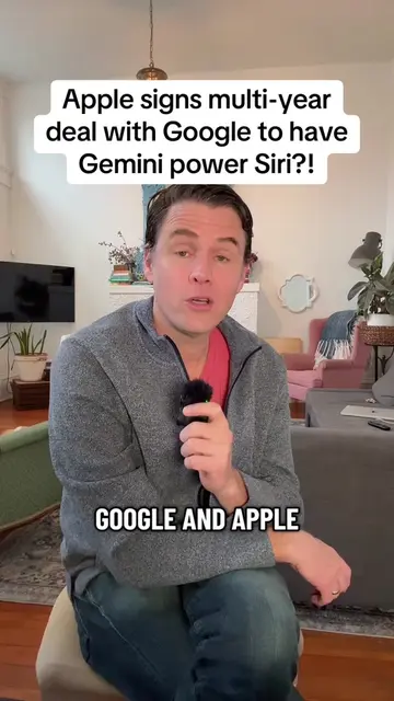 Apple and Google just signed a multi-year deal for Gemini to power AI within Sir