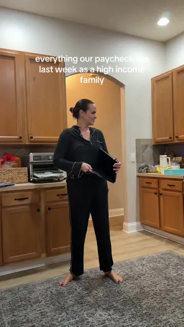 Here is everything our paycheck ate last week as a high income family 💓 Anyone 