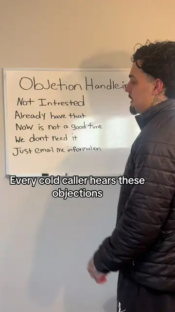 These 5 objections show up on almost every cold call. Master them and your close