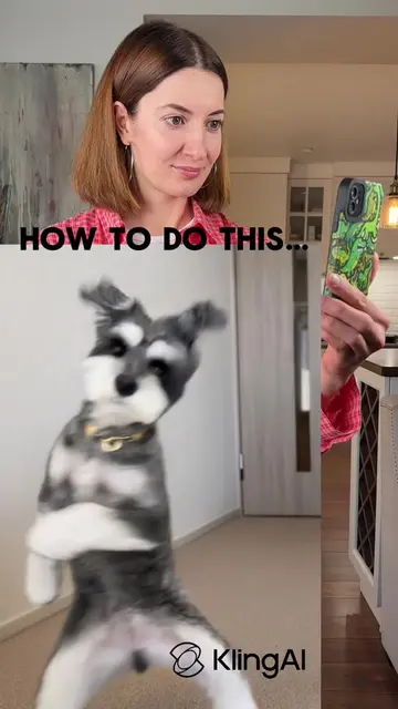 I turned a photo into a dancing video using Kling 2.6 Motion Control 🐶✨ Join th