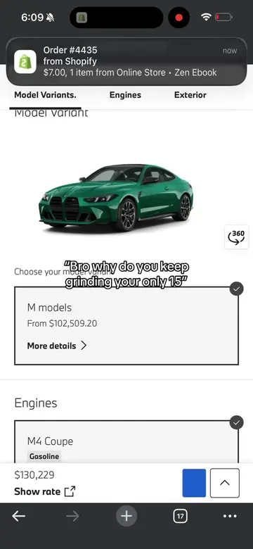be real #ecom #Q4 #bmwm4 #ecommerce #resell 