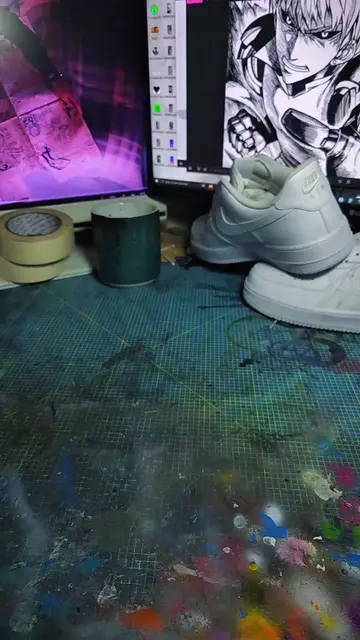 On touche le sommet là 😎 #customsneakers #manga #dbz #humour #artist 