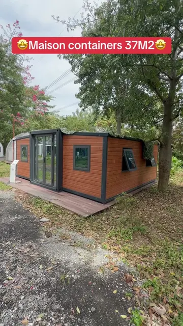 Avez-vous déjà pensé à vivre dans une maison container ? Découvrez cette maison 