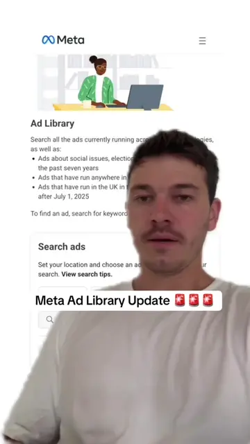Meta Ad Library Update 🚨 Sort by impressions #shopify #meta #metaads #ecommerce