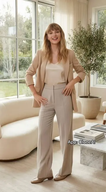 Taylor loved this trend too😅 #cloneai #aidance #fyp #aivideo 
