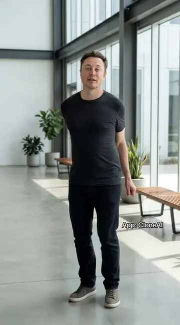 New trend??🔥❤️ #cloneai #elonmusk #fyp #aivideo #motioncontrol 
