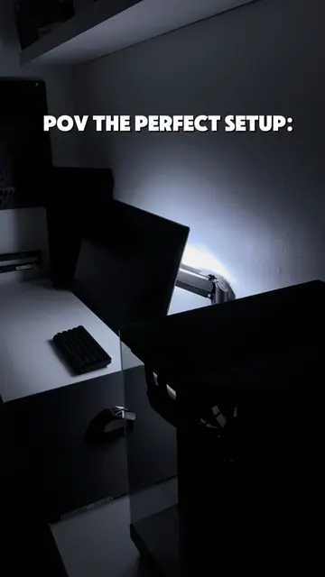 🖤🖤🖤 #setup #minimalist #Tech #pcsetup #desksetup 