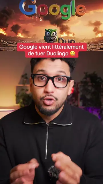 Google vient de détruire Duolingo littéralement !  Ils offrent une suite de 3 ou