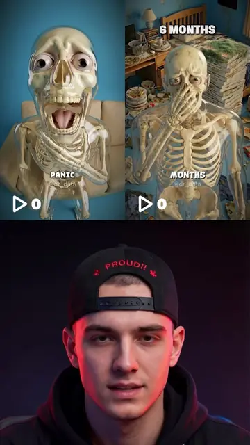 How To Make Skeleton Educational Shorts #ai #aitools