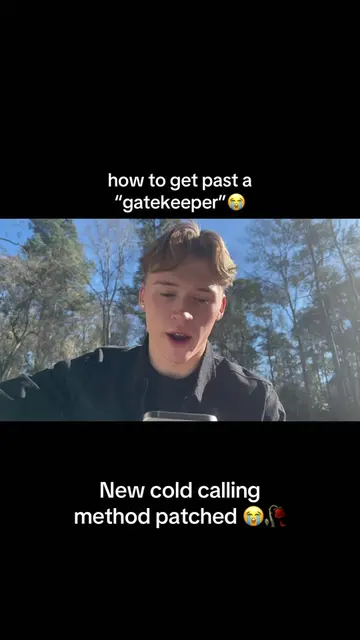 Get past every single receptionist with this method 😭🫡 #coldcalling #coldcall 