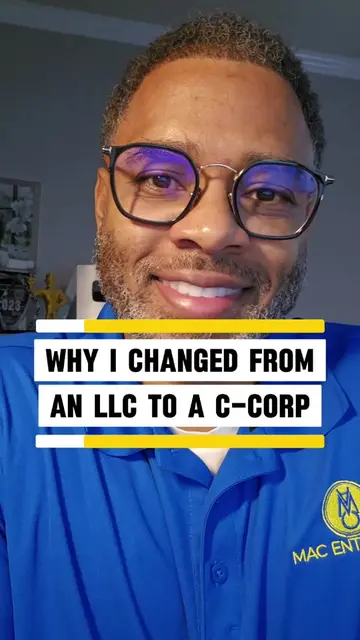 When people ask me why I changed from an LLC to a C-Corp… I don’t explain it. I 