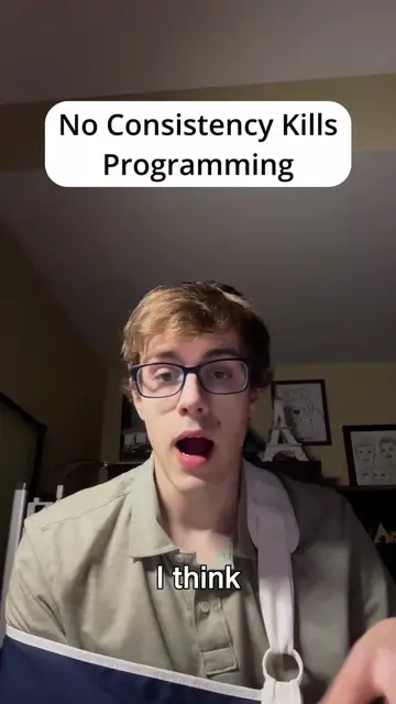 Consistency is what killed my learning for programming at least in the start. Sh