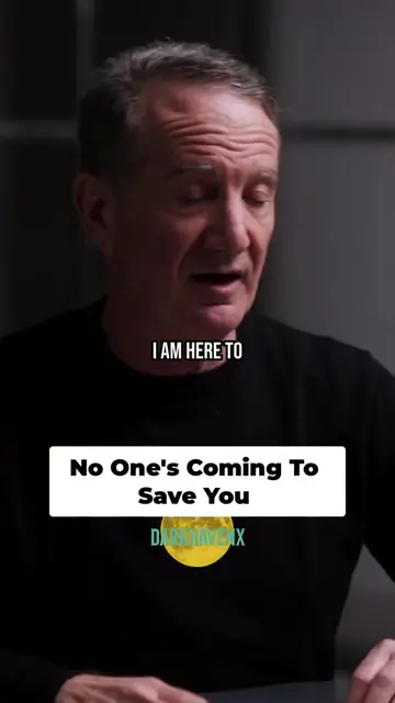 No one is coming to save you. You have to save yourself. Take your financial wel