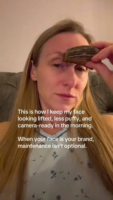 When you’re on camera a lot, your face tells the truth. Puffiness shows. Tension