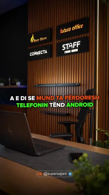 A e di se mund ta perdoresh telefonin tend Android si ekran te dyte? ✅️ #glidex 