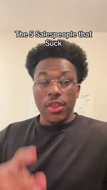 If this is you, you suck at sales. This is a free master class that can absolute