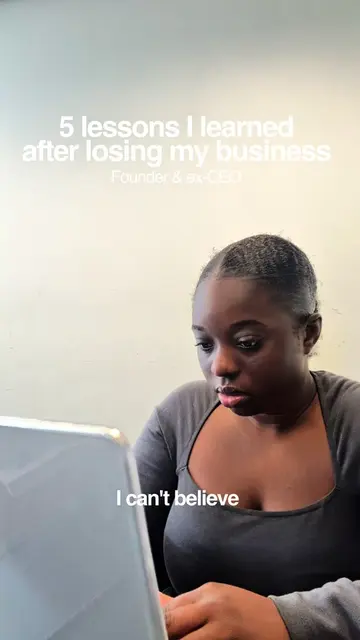 5 things I’ve learnt after building, scaling then losing a business.  Which one 