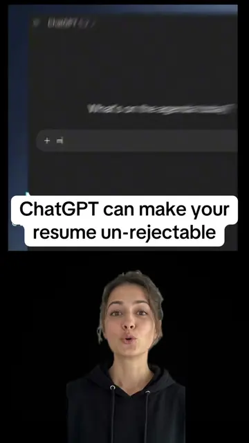AI resume hack: Use ChatGPT to improve your CV & get noticed by recruiters 💼  C