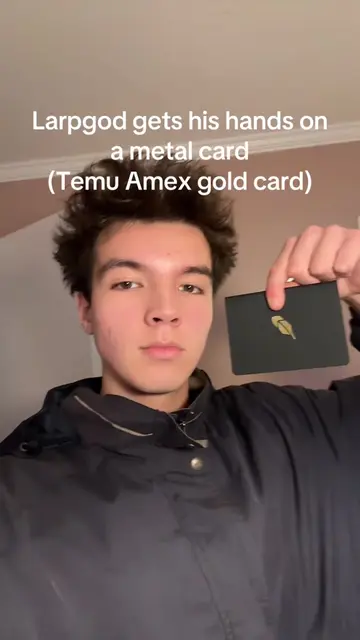 #robinhoodgoldcard #creditcard #amex #larp #goldcard 