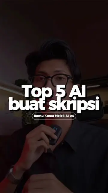 Top 5 AI skripsi yang ga banyak orang ketahui! favorit kamu yang mana? coba kome
