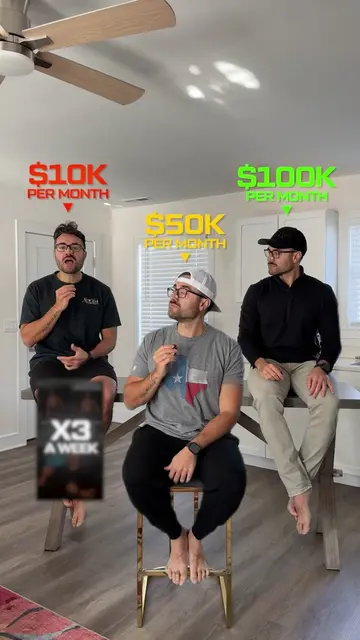 $10k/mo vs $50k/mo vs $100k/mo entrepreneur. #socialmedia #businessowners #conte