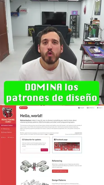Patrones de diseño explicados y con ejemplos prácticos Una guía visual para ente