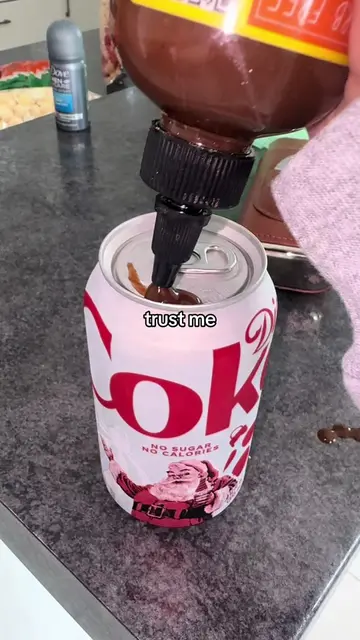 It’s like a cherry coke but better #dietcoke #dirtysoda #chamoy #drinks 
