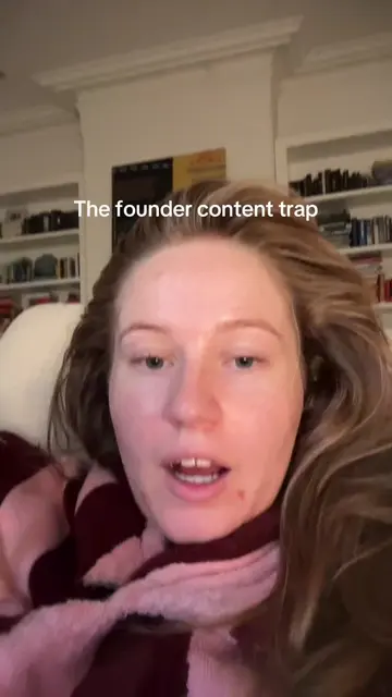 Founder content attracts founders not customers, and that’s great for community,