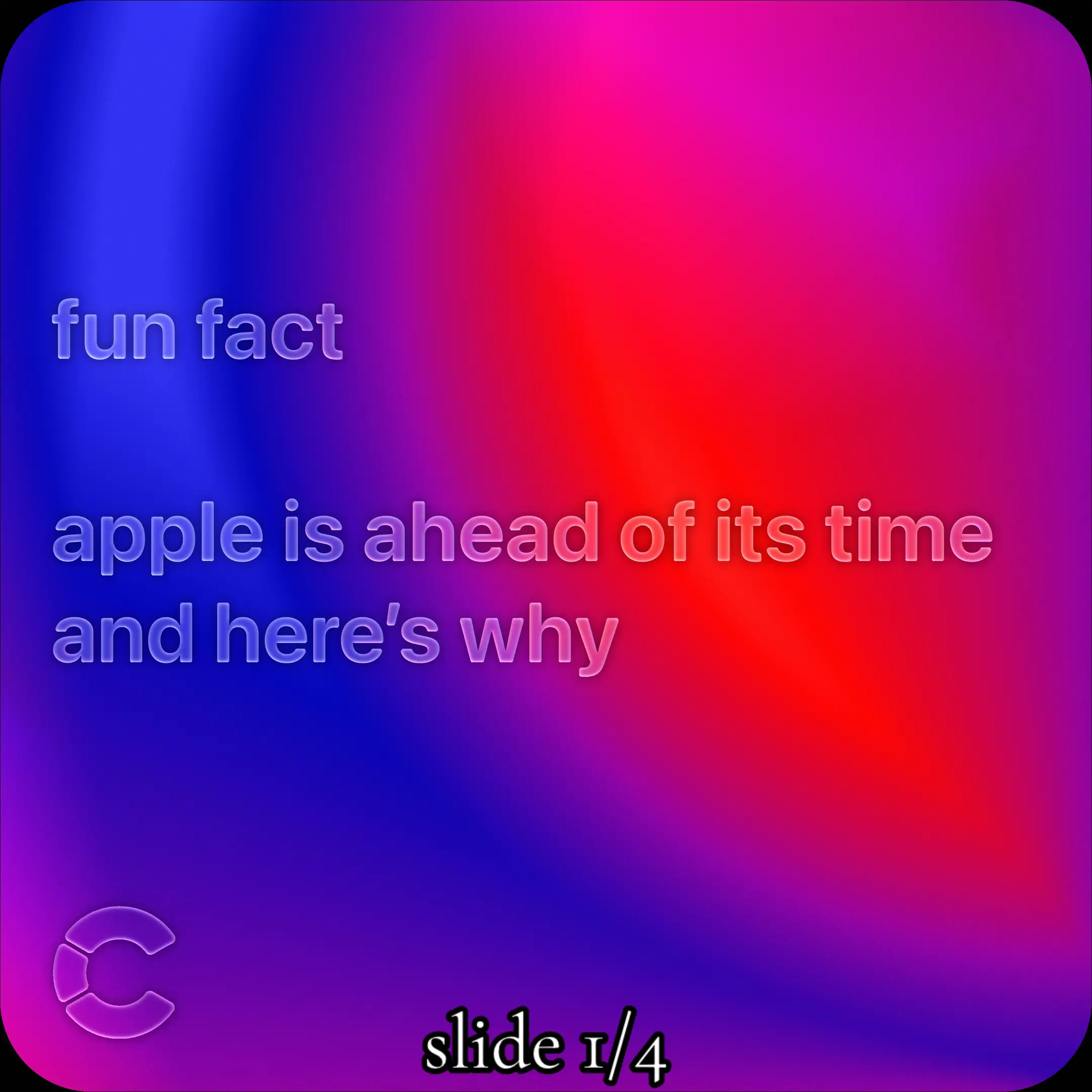 apple has innovated several times. this includes: the mac os x public beta featu