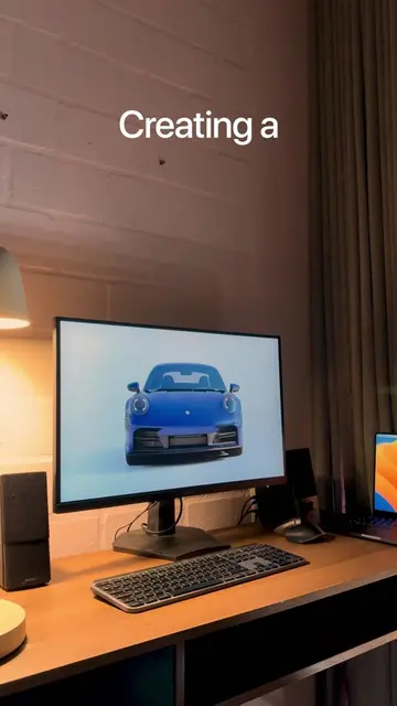 I just built a Porsche website concept from scratch ⚡️