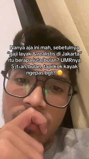 Coba share berapa gaji layak & realistis kalian buat hidup di Jakarta 🙂 #umr #g