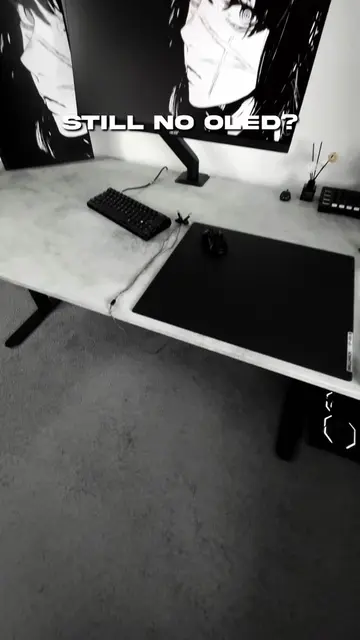 Don‘t need a oled ✌️ @IzaYoAA  #techtok #setup #minimalist #GamingSetup #wallpap