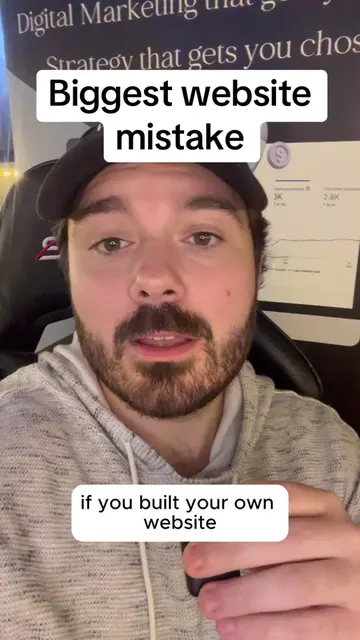 One of the biggest website mistakes people make when doing it themselves. You pr