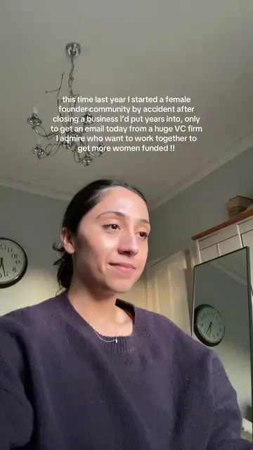 full circle moment 🥹 let’s get more female founders funded!! #womenownedbusines