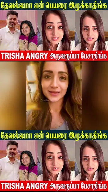 Trisha Angry Reply 🔥 Vijay And Sangeetha Divorce Issue | Sweden - Wedding Anniv