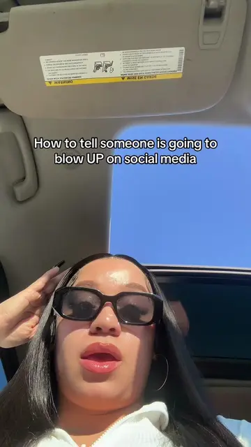 You can tell someone is about to blow up when…. Follow for more creator growth i