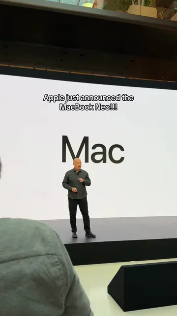 and it’s only £599!! insaneee #macbookneo #applemacbook #macbook #budgetmacbook 