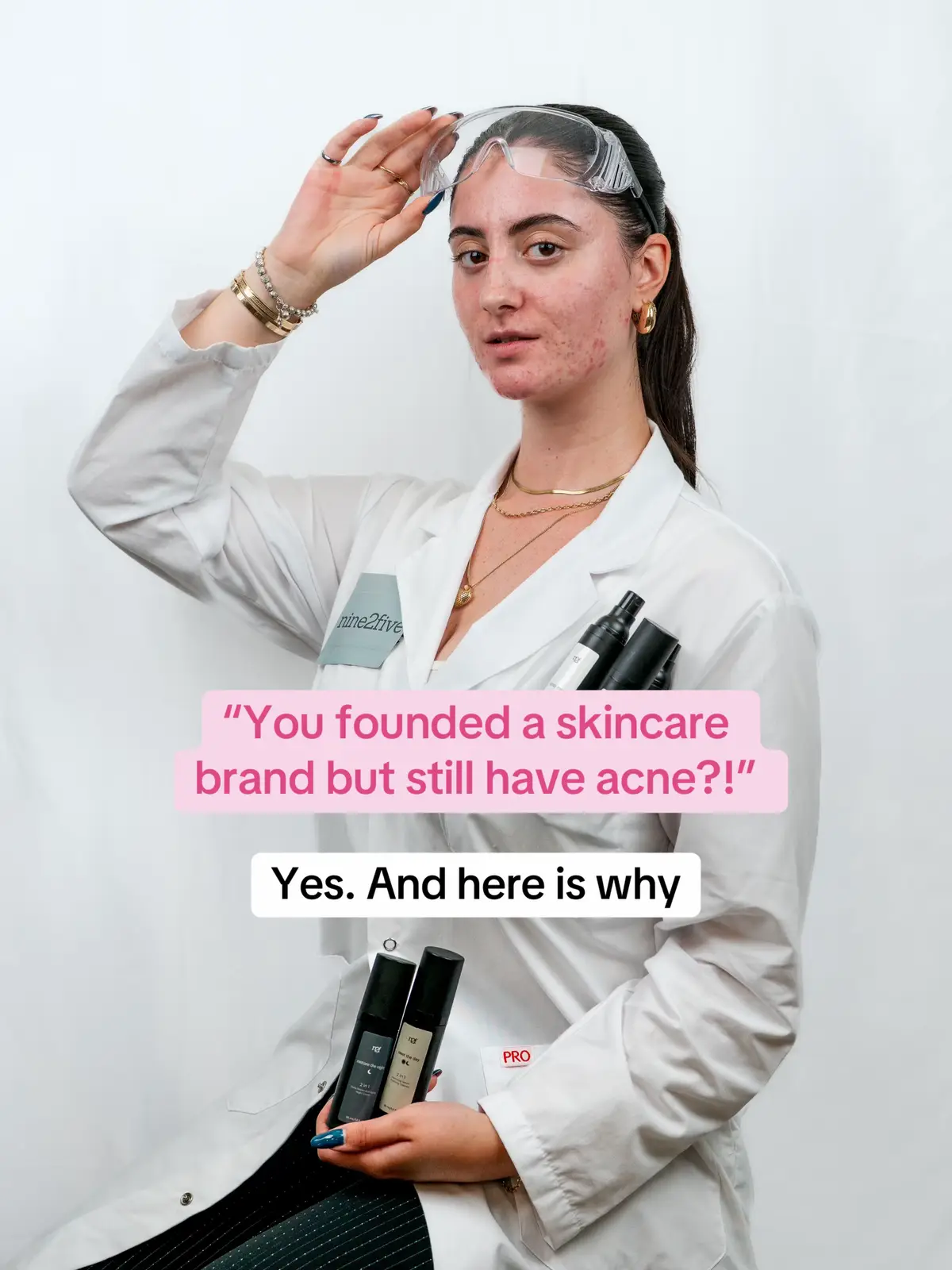 @nine2five progress over perfection skincare✨👩🏻‍🔬 bootstrapping a skincare br