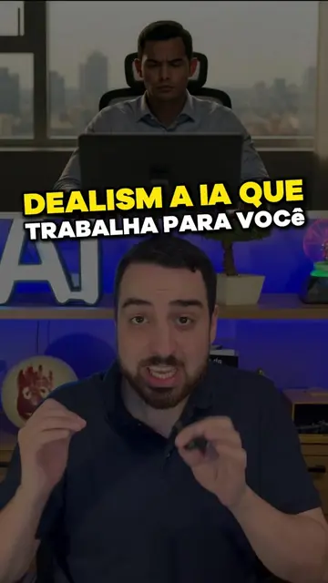 Dealism a IA que Vende por Você 24h  Contratei um vendedor que trabalha 24h, não