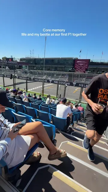 Just two best friends ticking off life goals 🏎️ @Bronte Rose #f1 #ausgp #formul