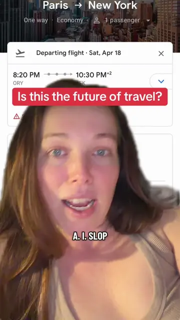 This is living rent free in my mind #googleflights #aislop 