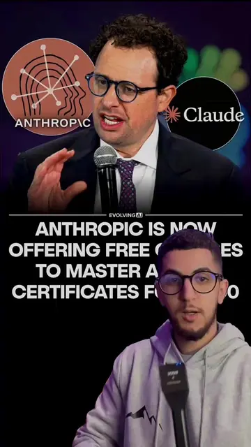 ⁨	⁨	تعلم و خود شهادة فابور فالذكاء الاصطناعي مع Anthropic 🔥🧑‍💻 #ai #coding #T