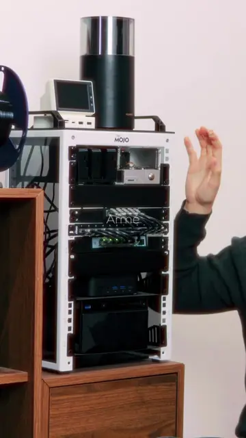 Armé mi propio rack para homelab para tener red estable, servidores y almacenami